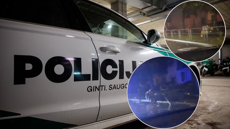 Du BMW nepasidalino kelio: vienas rėžėsi į atitvarus, o kitas – į medį