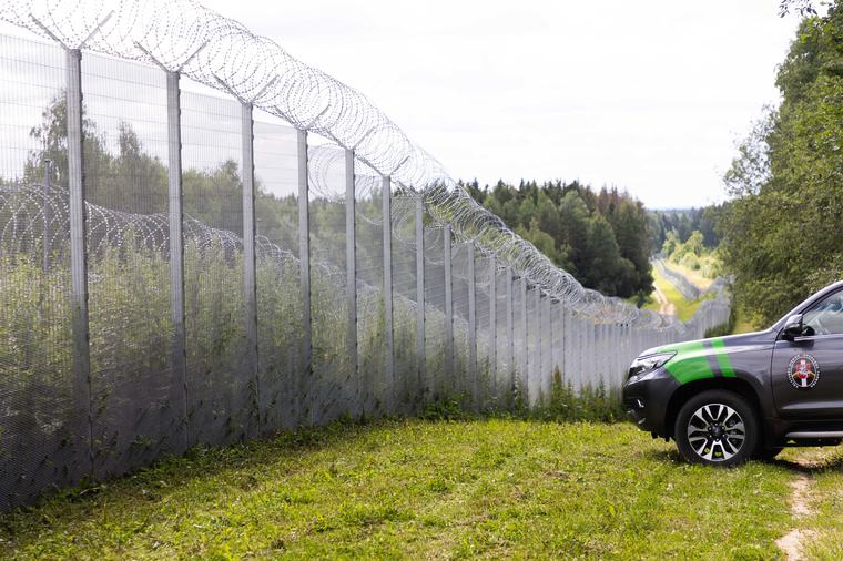 Pasienyje su Baltarusija apgręžti du migrantai